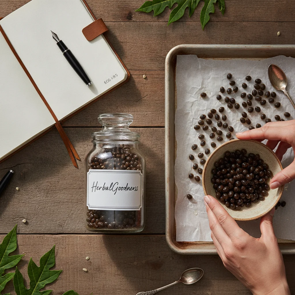 Roasted Papaya Seeds
