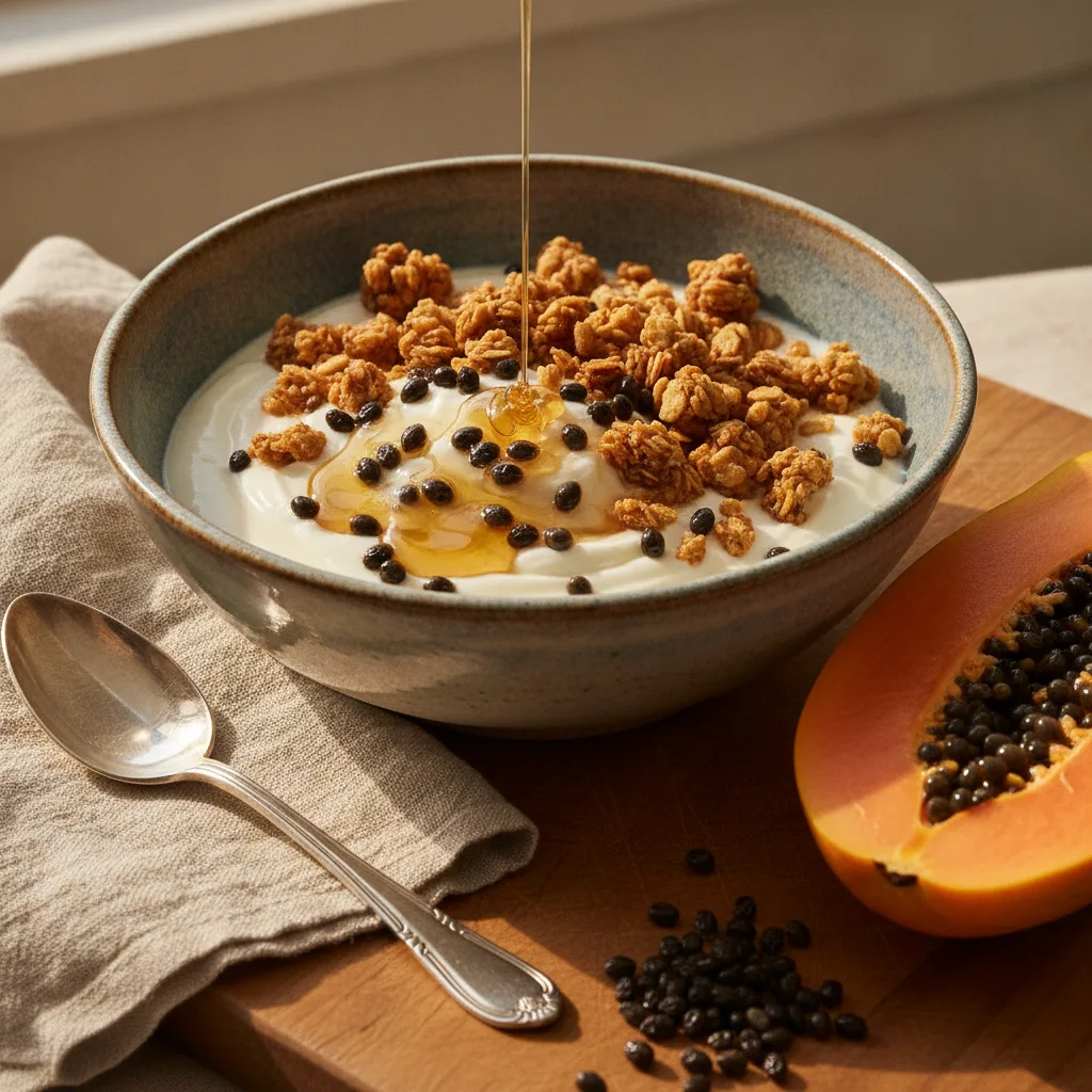 Grinding Papaya Seeds