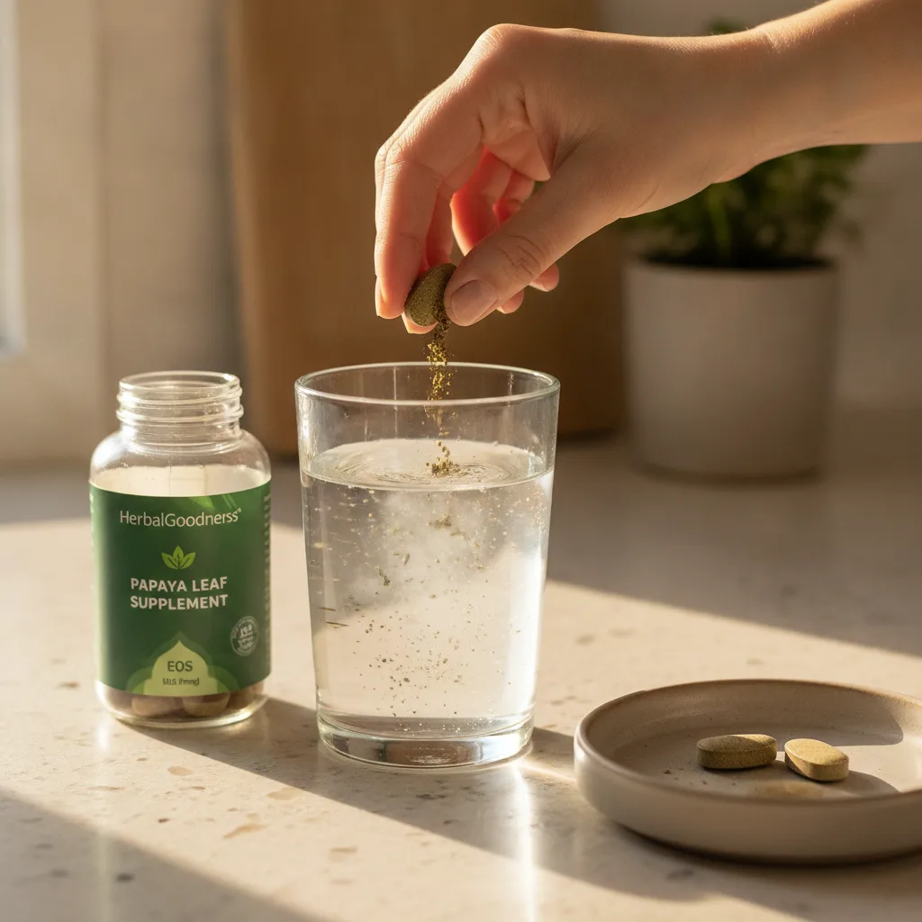 papaya-leaf-extract-tablet-techniques