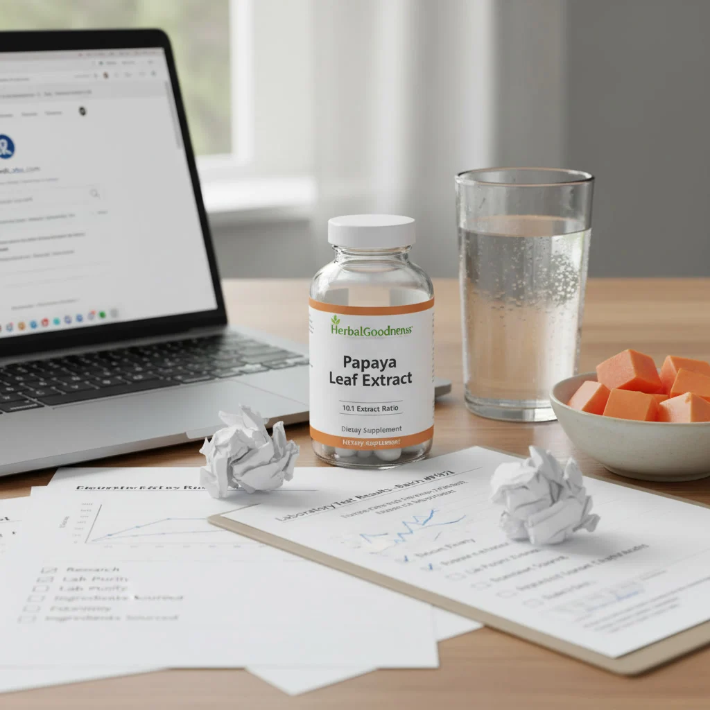 papaya leaf supplement comparison