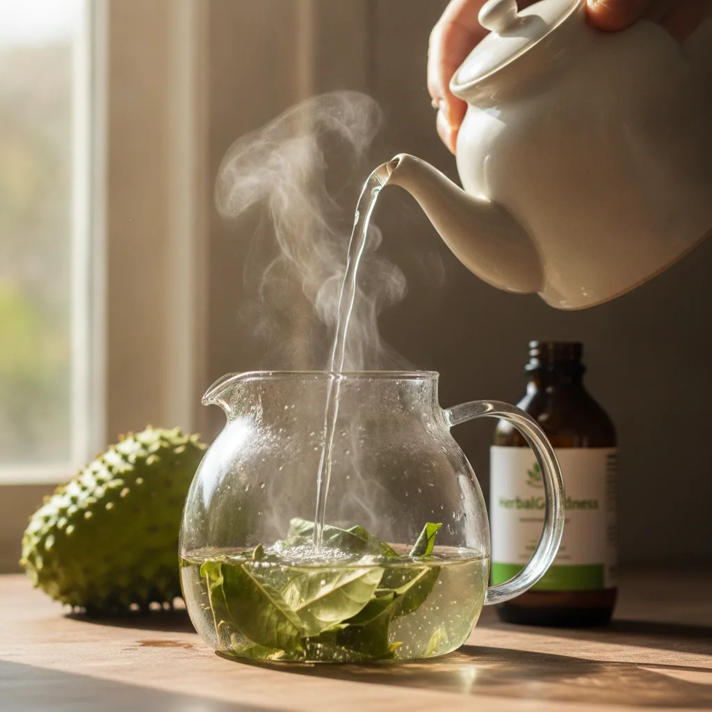 Soursop tea loose leaves