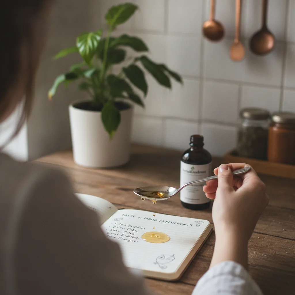 herbal bitters journaling