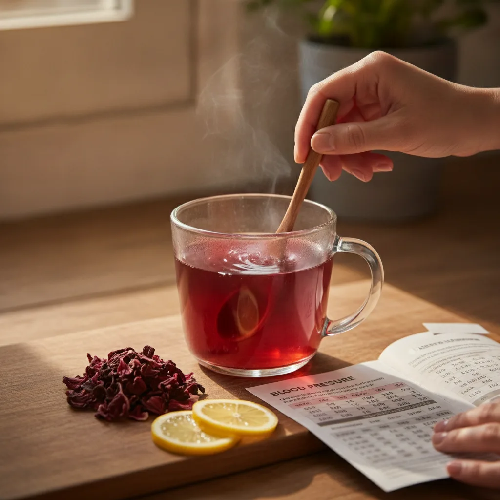 brewing organic herbal tea