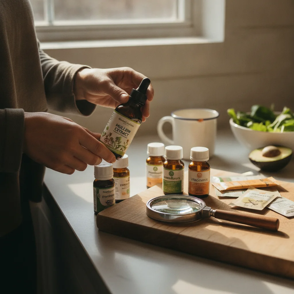 browsing mullein extract listings online