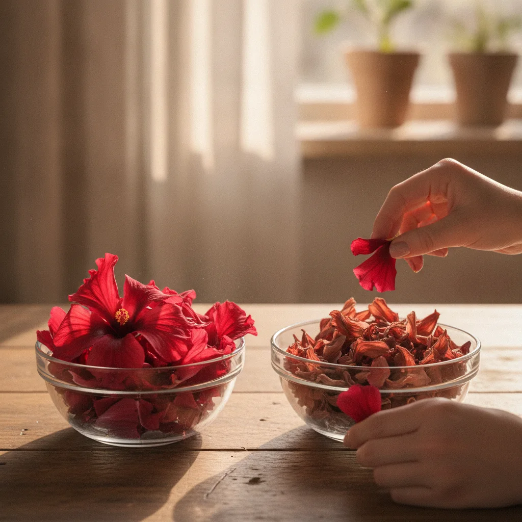 Inspect Hibiscus Bottle Packaging