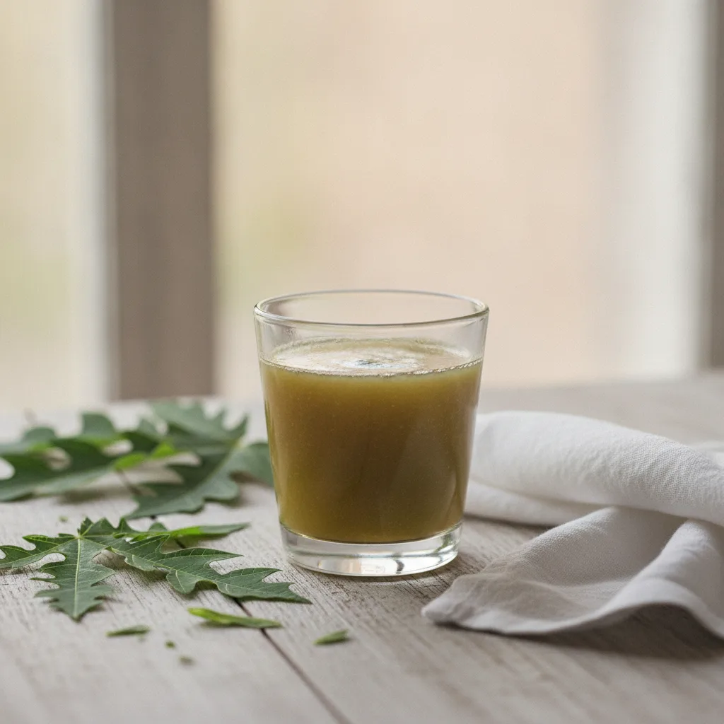 Papaya Leaf Juice Pairing