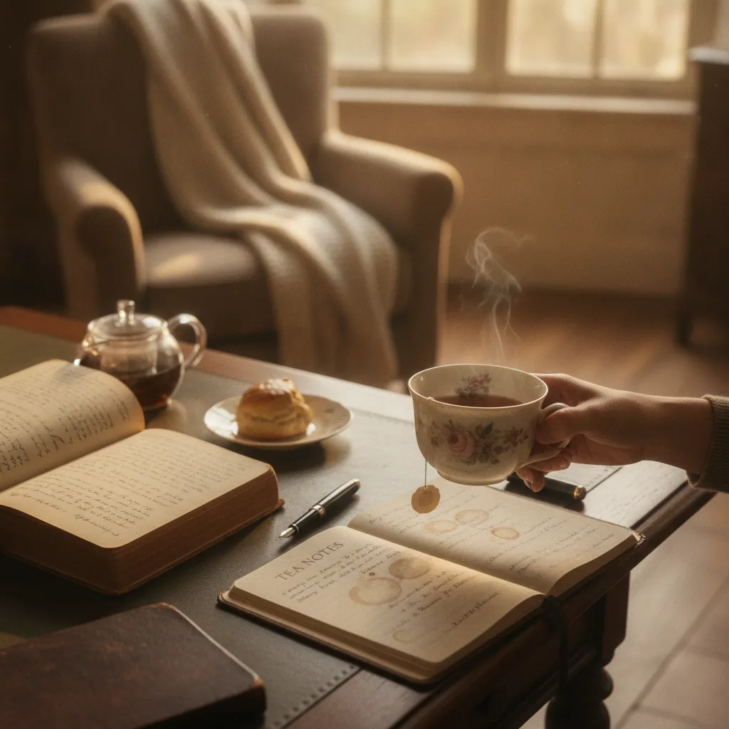 herbal tea journaling