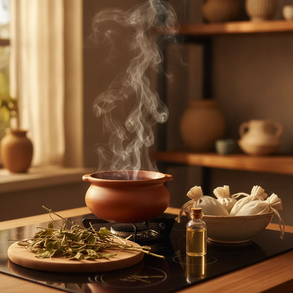 dried herbs and botanicals