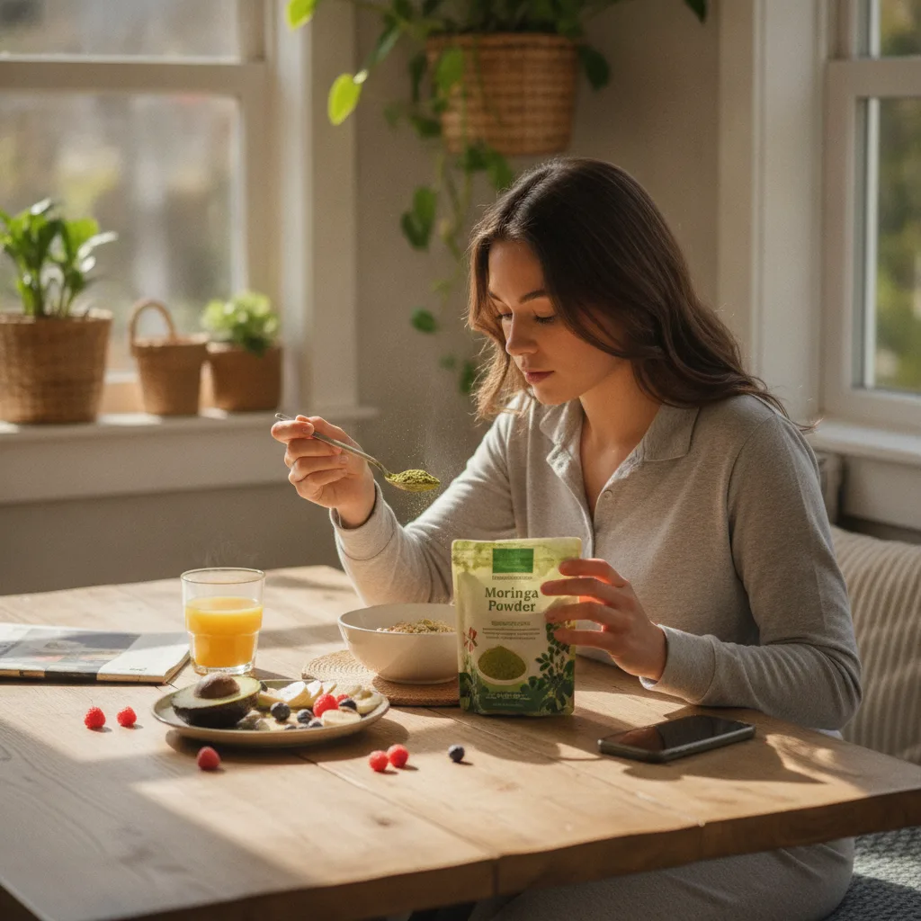 testing moringa powder freshness