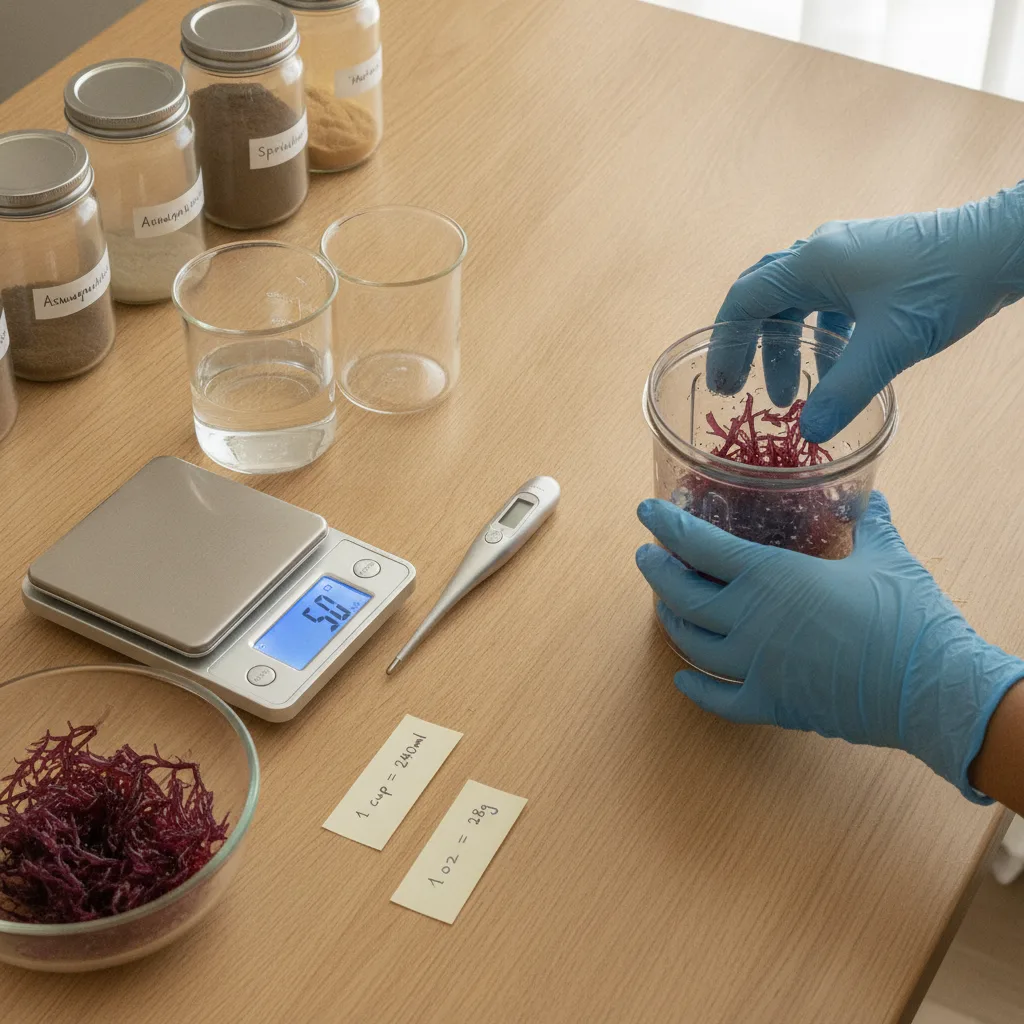 testing sea moss gel batches