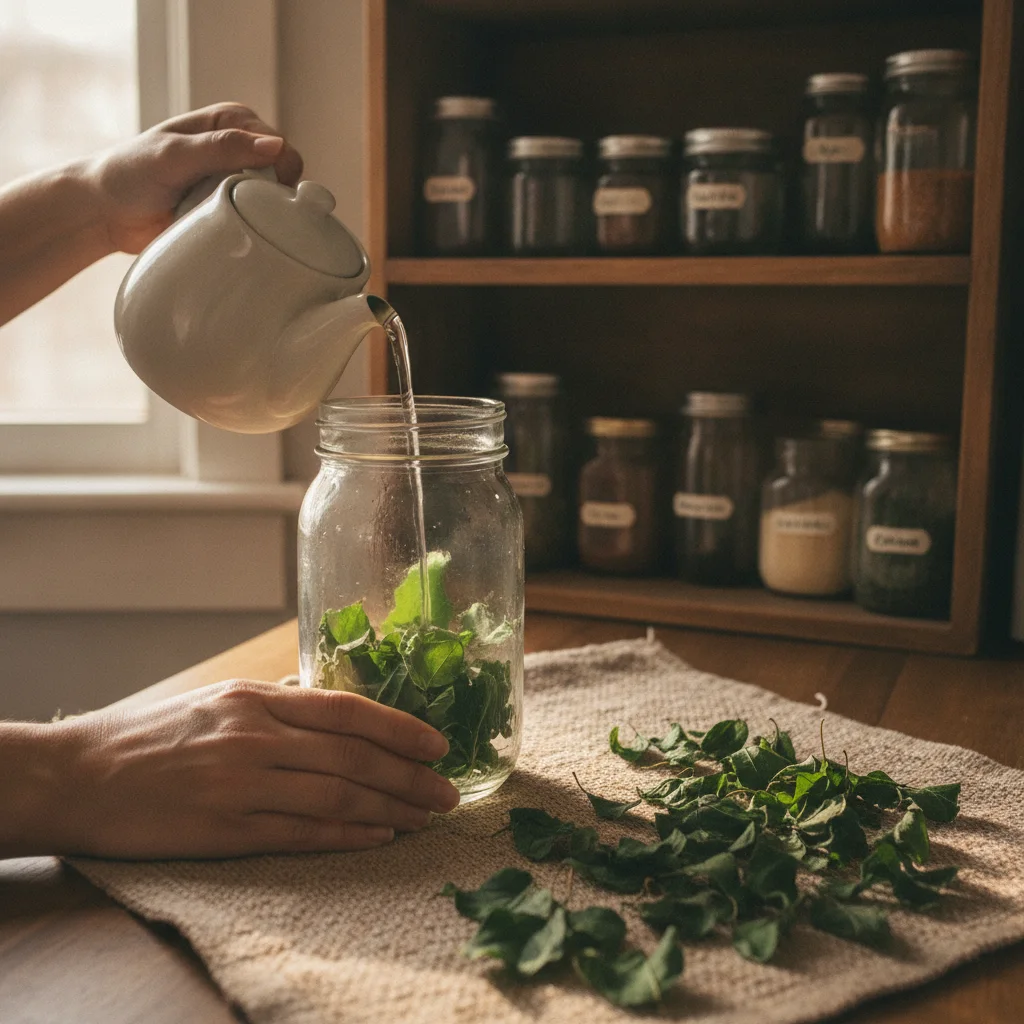 herbal infusion and leaf varieties