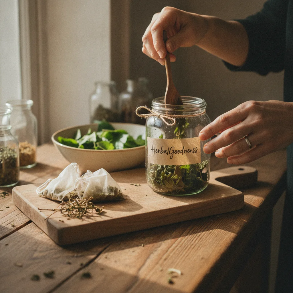 herbal DIY tools and safe labeling
