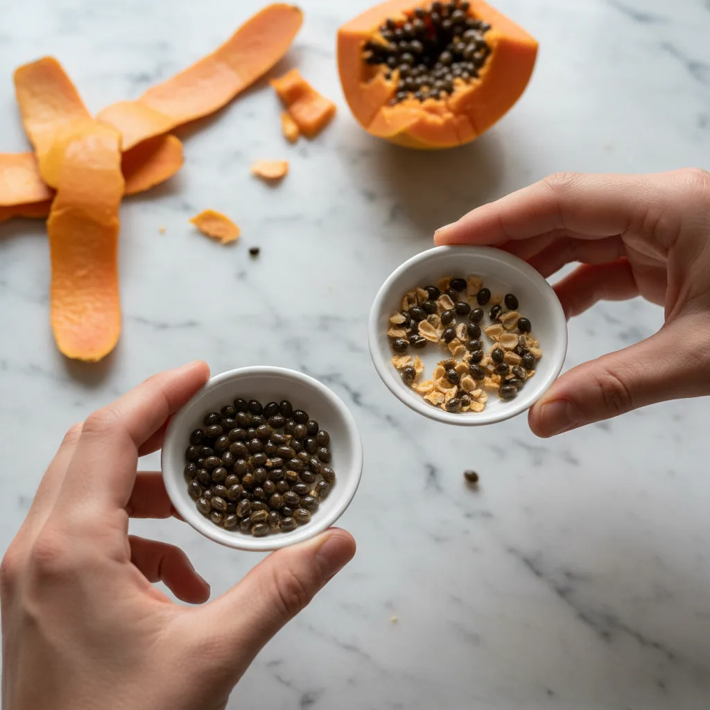 Preparation of Papaya Seeds