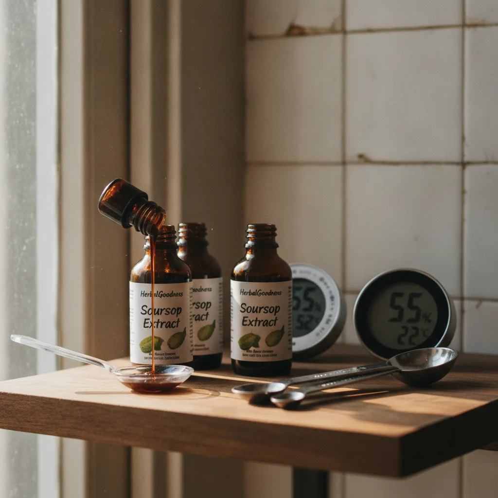 soursop extract stability test