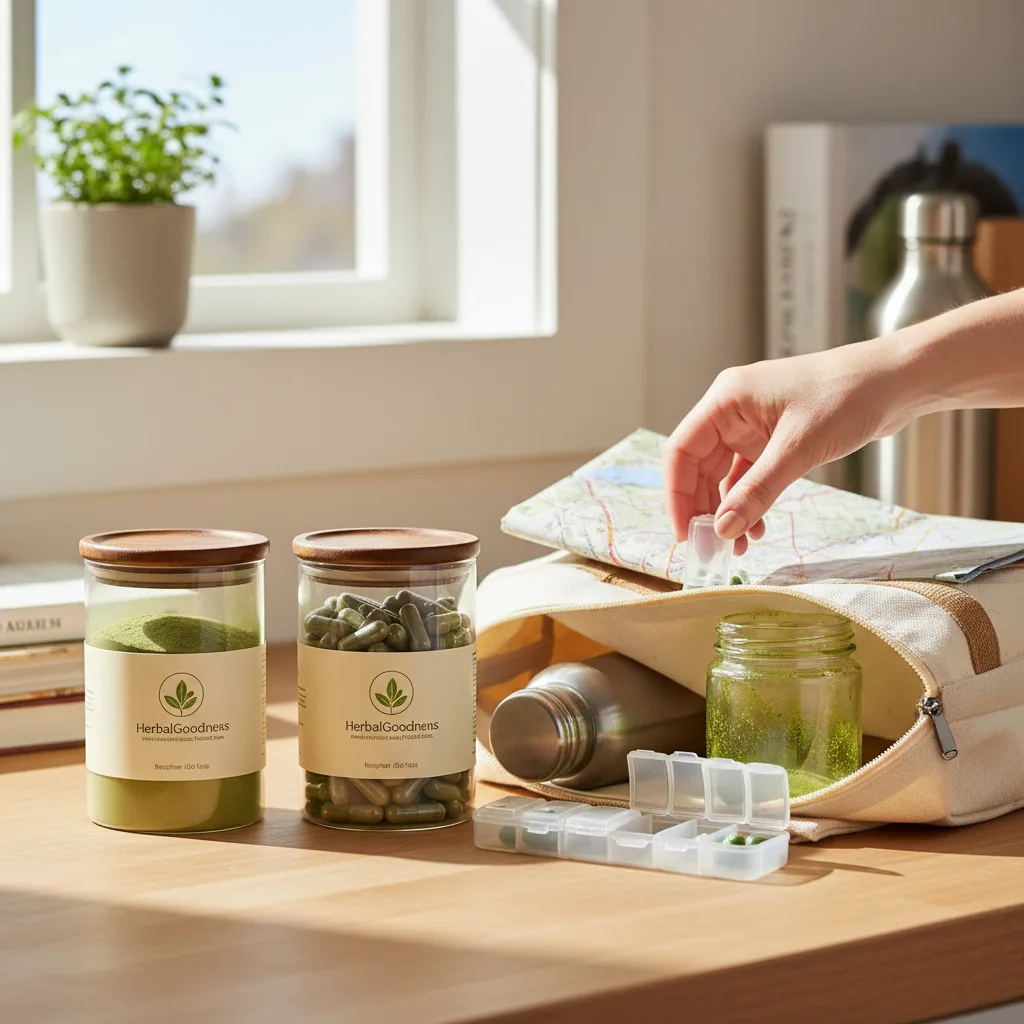 Moringa supplements and travel