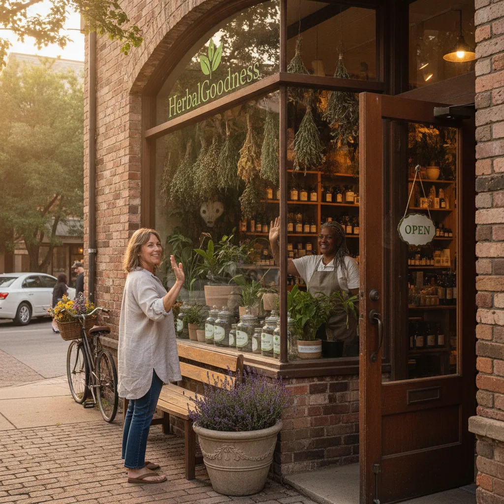 herbal store mckinney product display