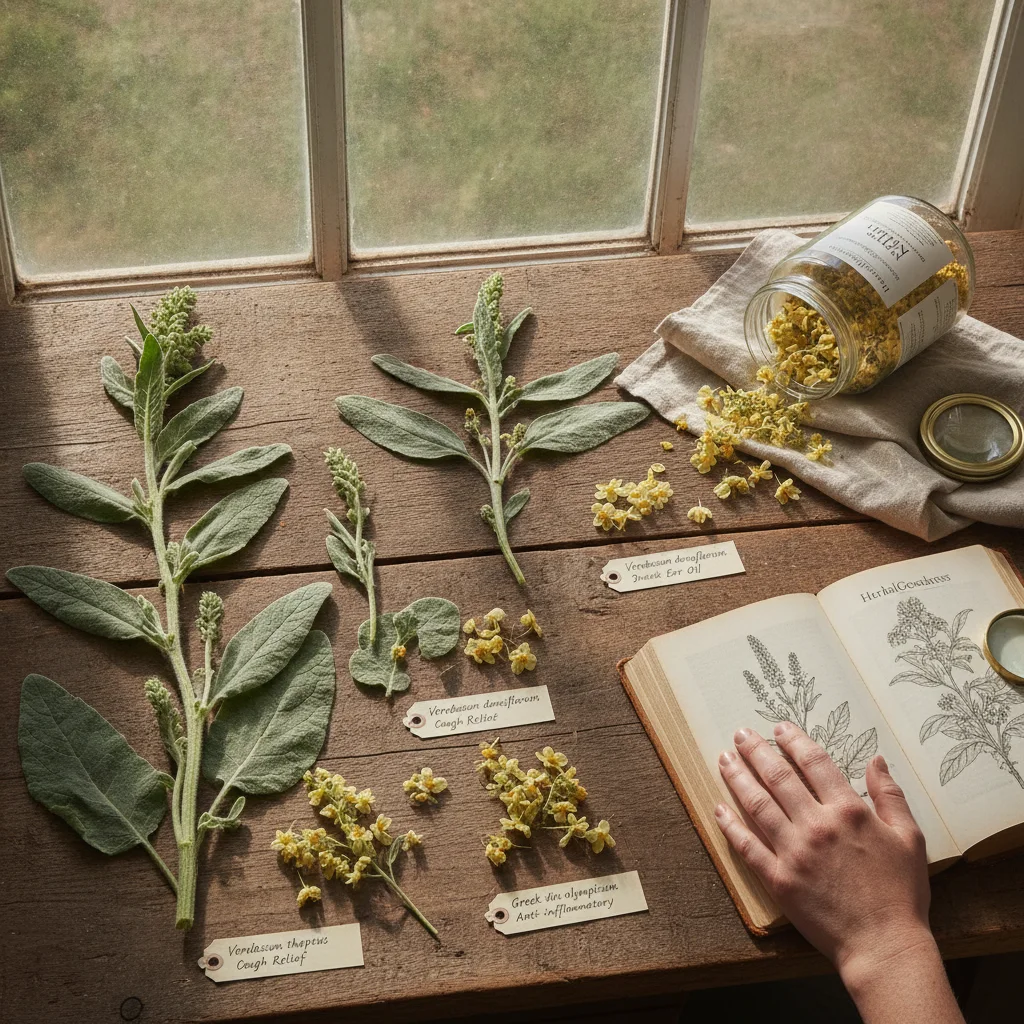dried mullein leaves