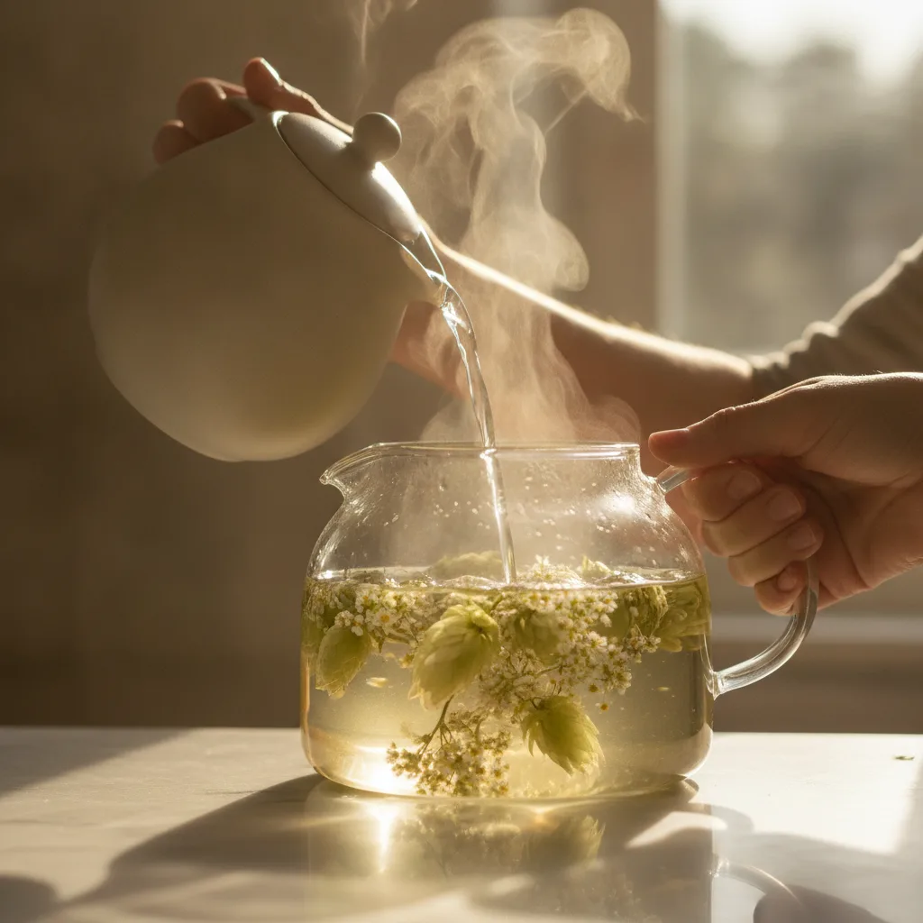 Hops and feverfew GLP-1 support