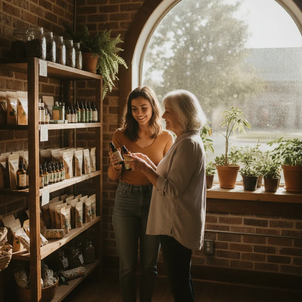 herbal consultation in store