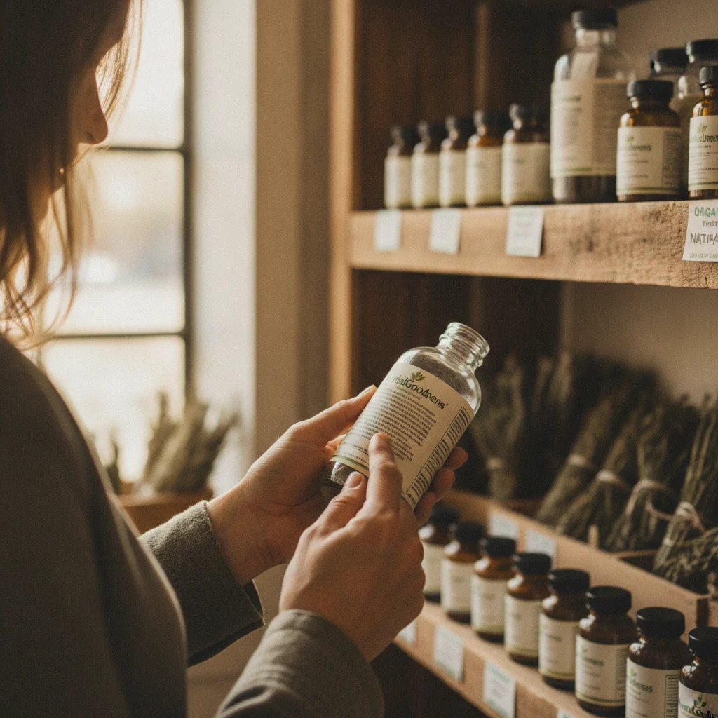 herbal supplements labeling