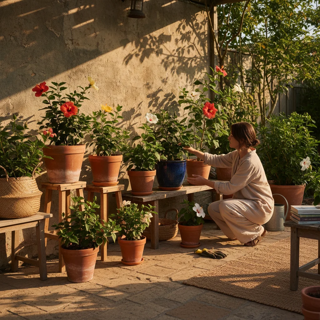 Container Hibiscus Care