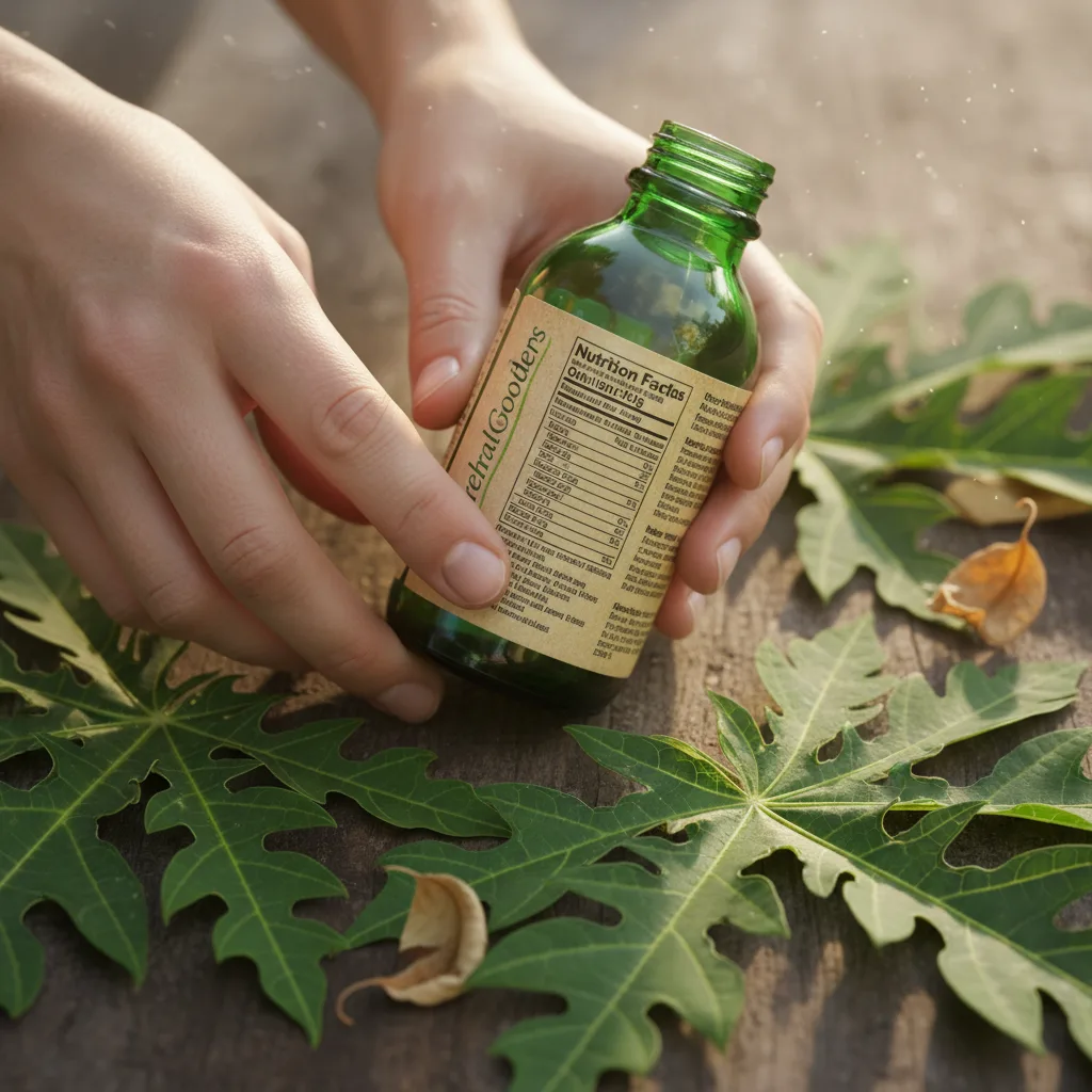 Papaya Leaf Extract Capsules quality capsules