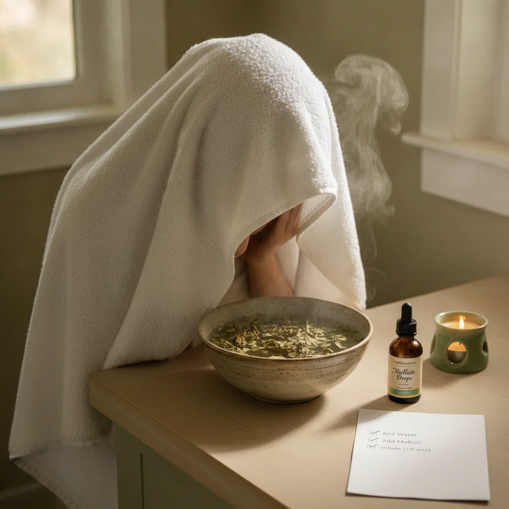 home mullein steam inhalation