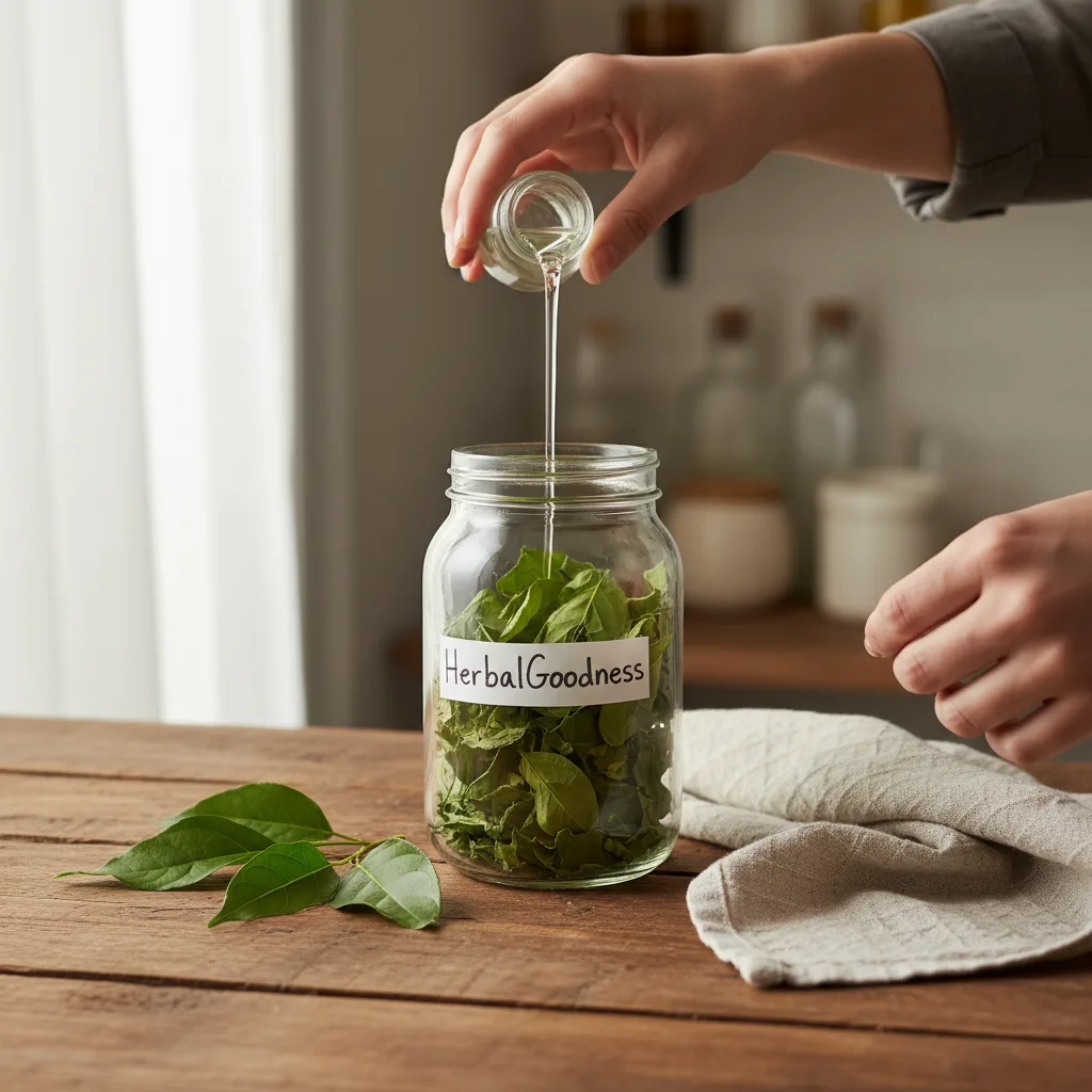 DIY Gymnema Leaf Extraction Supplies