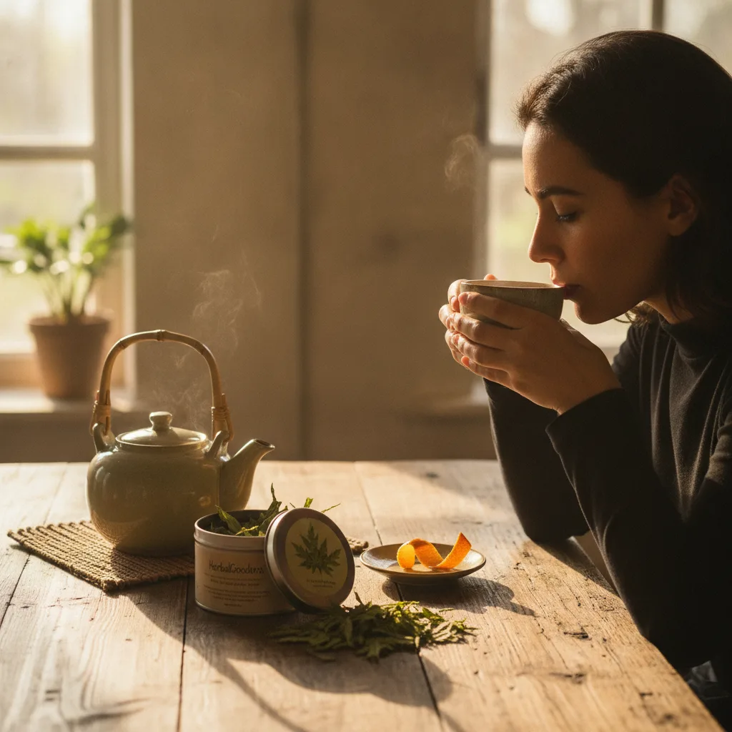 papaya leaf tea loose leaf brewing