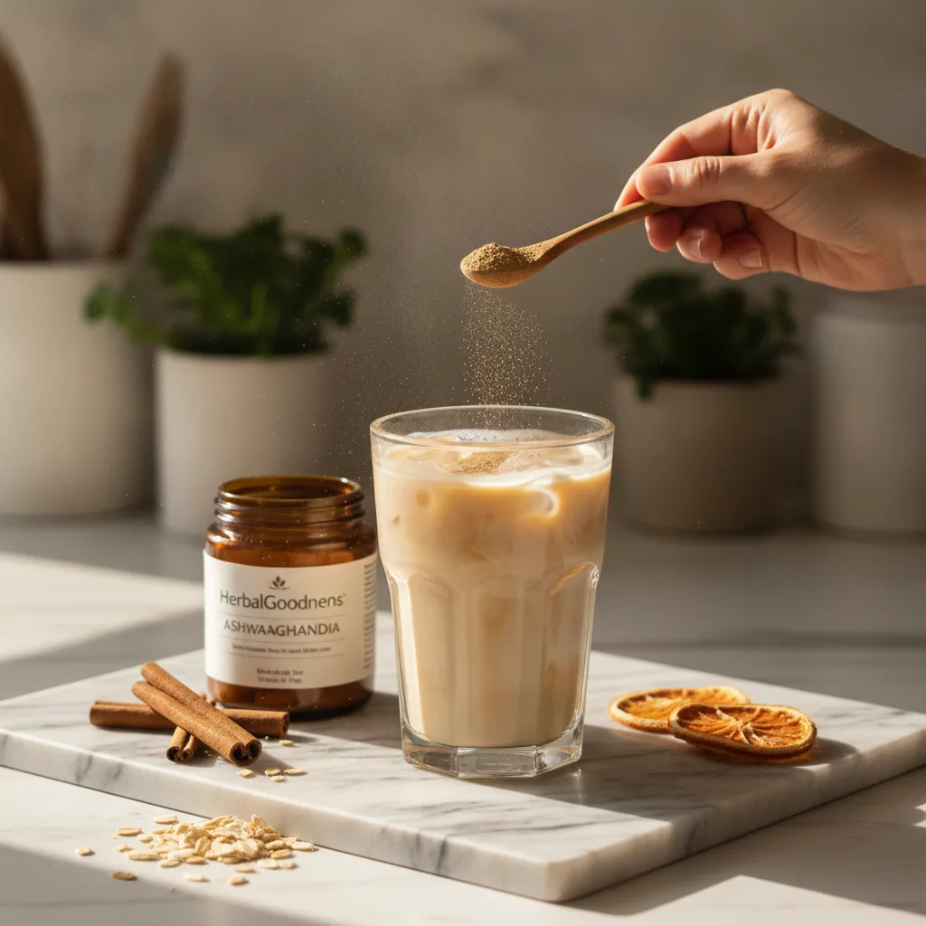 ashwagandha-powder-in-bowl-on-wooden-board