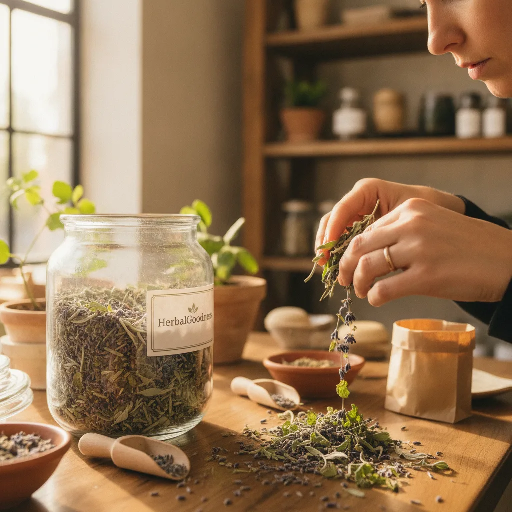 bulk herb selection