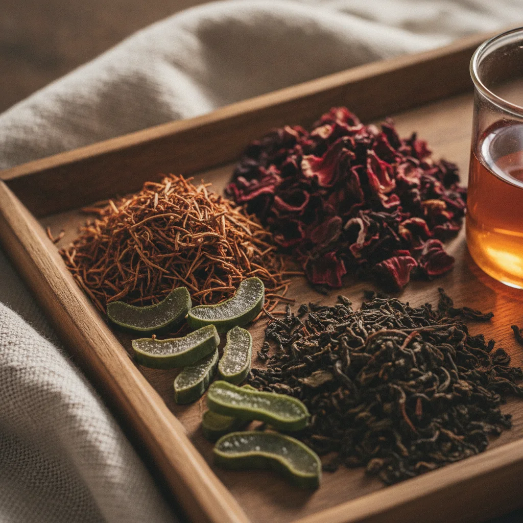 herbal tea in vitro enzyme studies