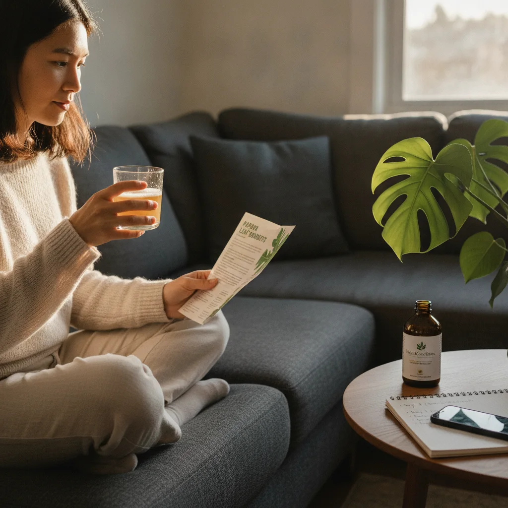 papaya leaf extract cycles