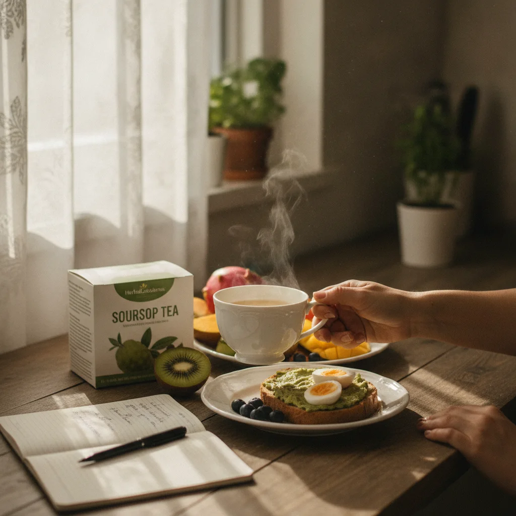 Soursop tea sensory journal