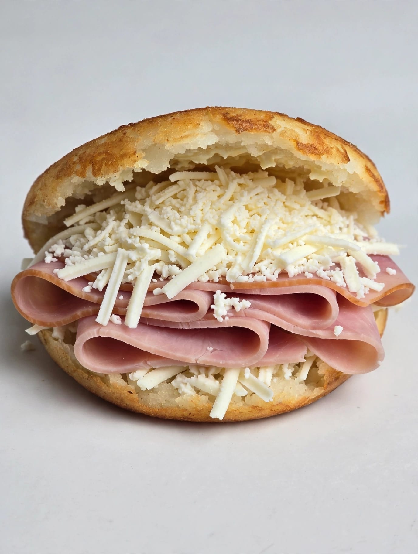 Arepa Jamon con queso 