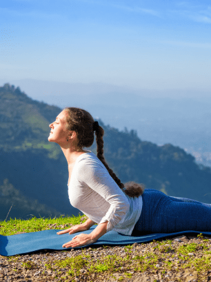 Posture du chien tête en bas
