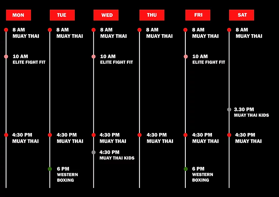 efc huahin schedule lesson fight club