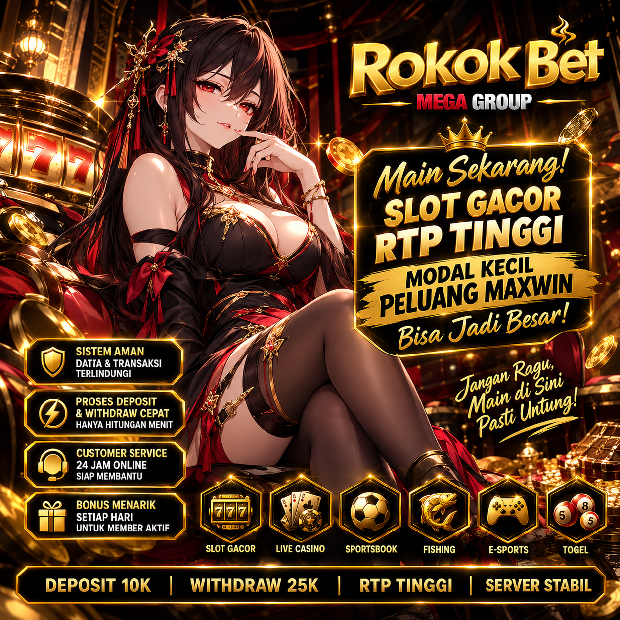 banner ROKOKBET – Informasi Permainan Angka dan Toto 4D Online