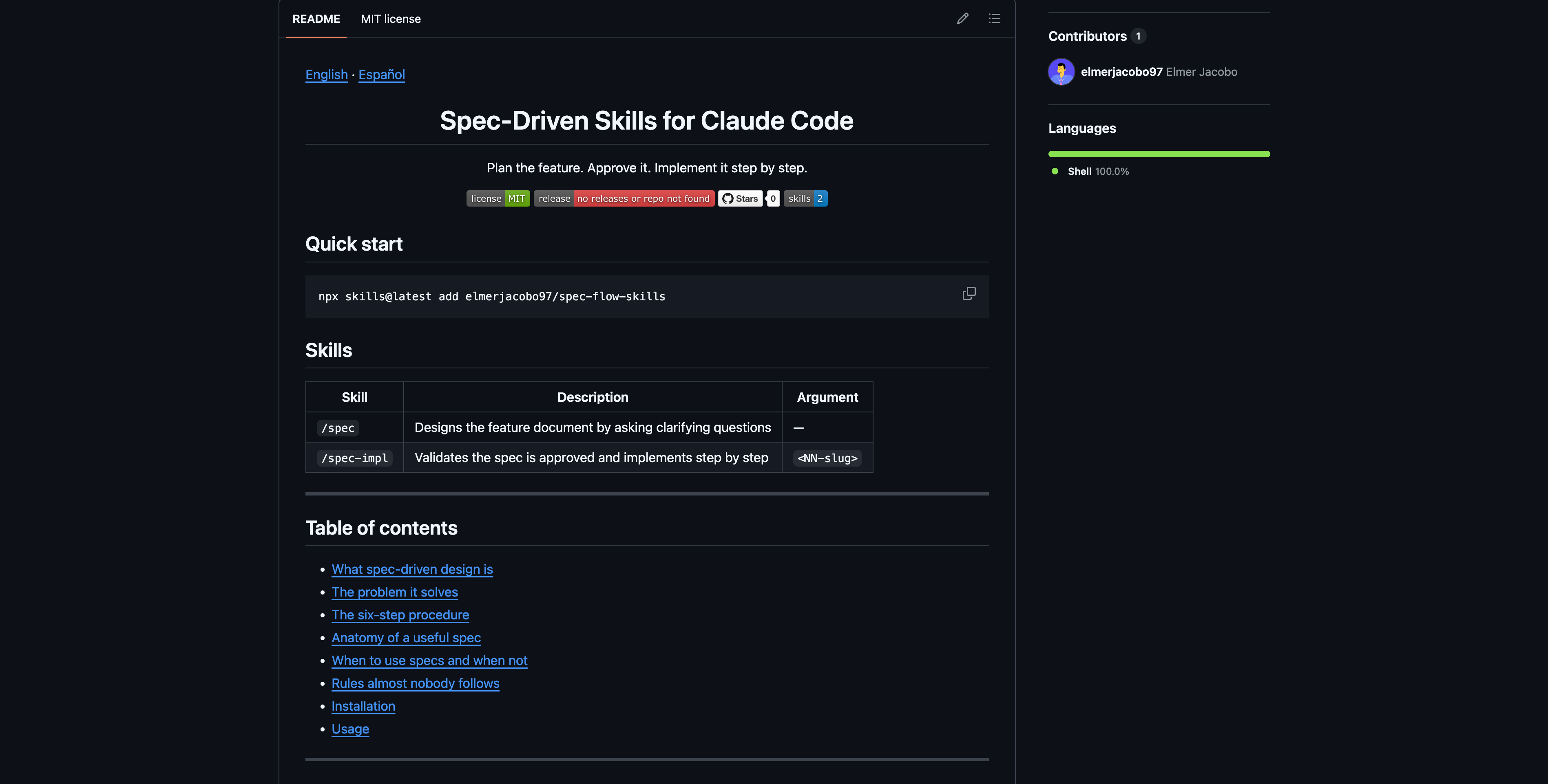Spec Flow Skills
