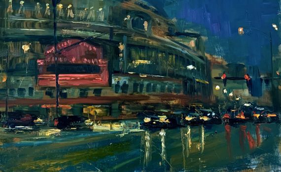 Errol Jacobson, _Wrigley Nights_, 2019