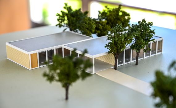 Model of McCormick House. Photography by Steven Koch.