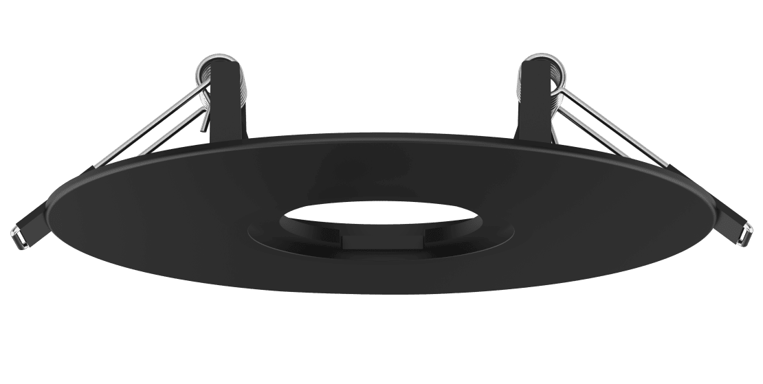 Dekorring EloSpot, rund, svart, 140mm