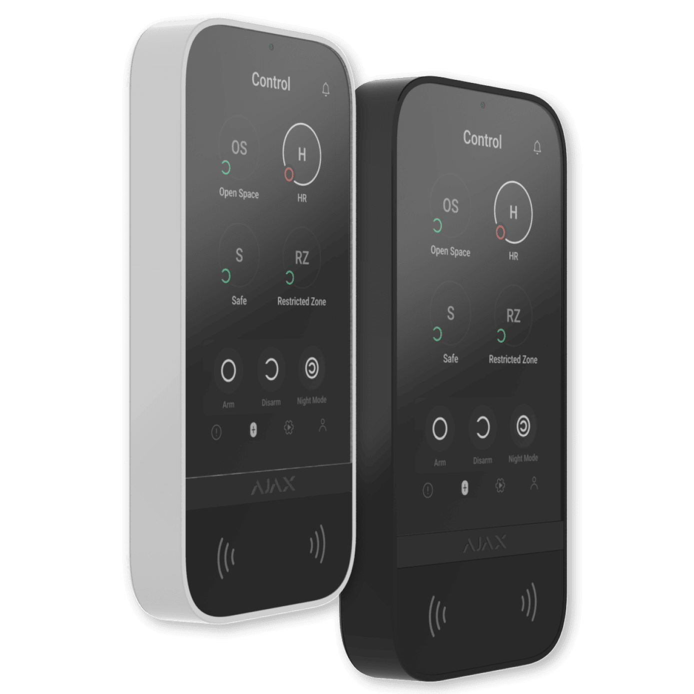 Betjeningspanel, touch med display