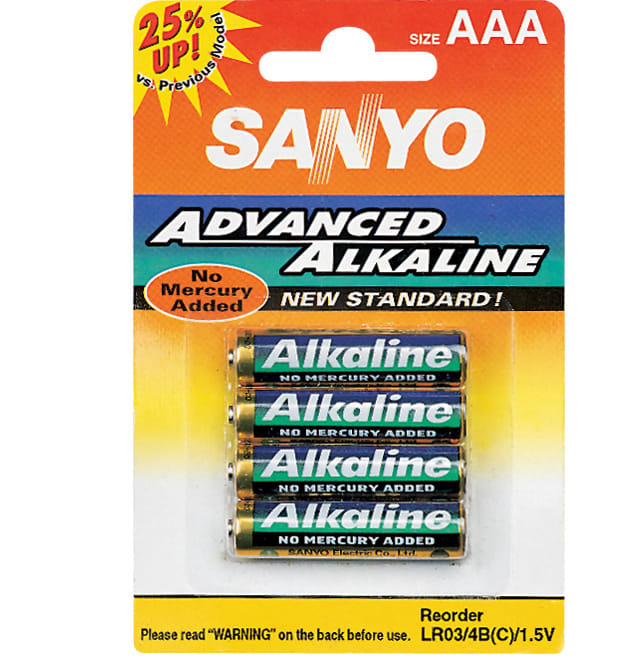 Battery Alkaline LR03/AAA 4pk