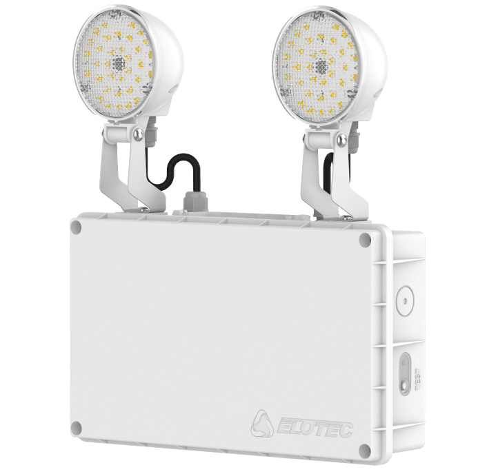Lyskaster, LiFePO4, DALI, IP65, 10 år, 2000 lumen