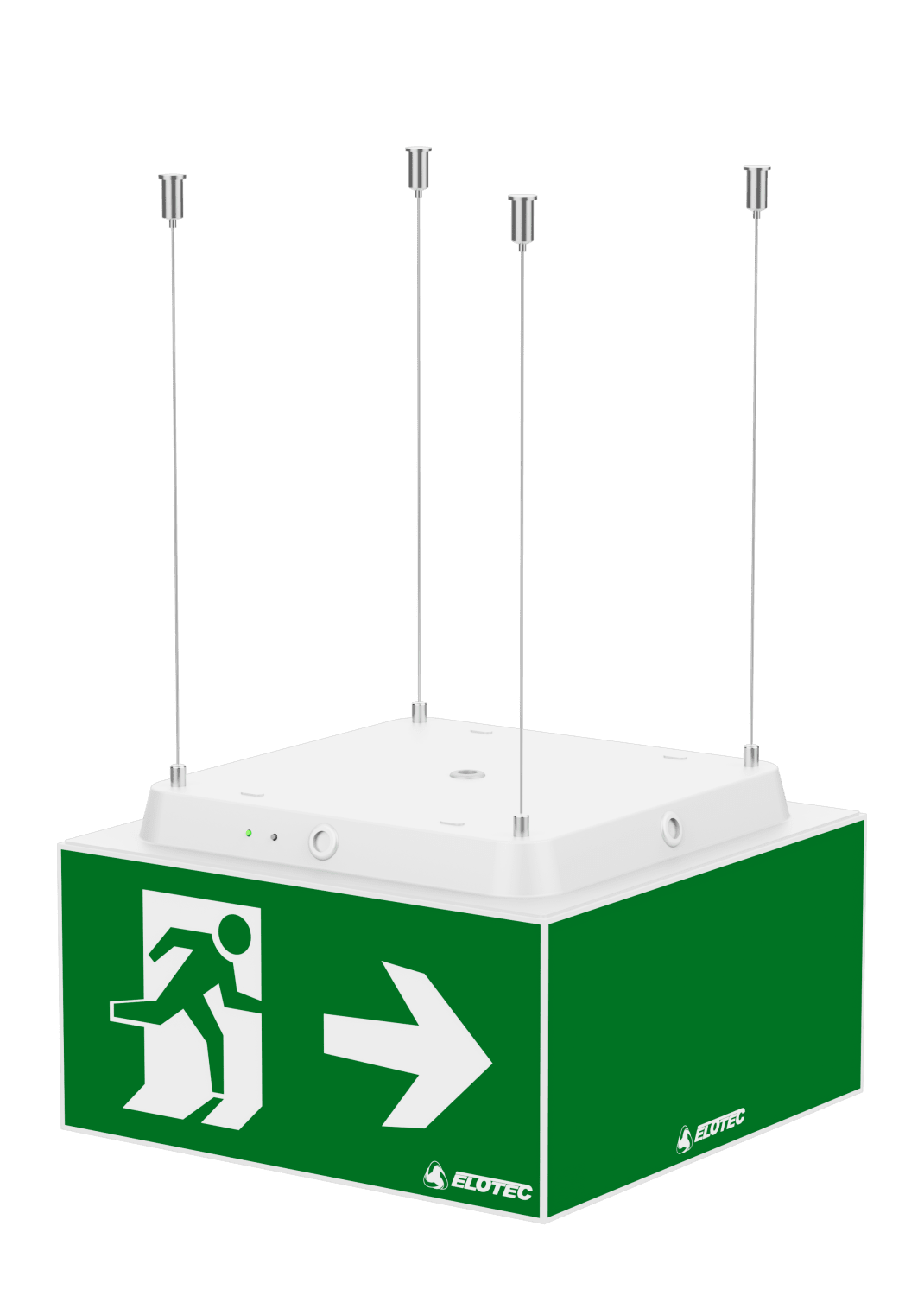 Markeringslys, exit kube, AT/Dali, 34m, piler frem