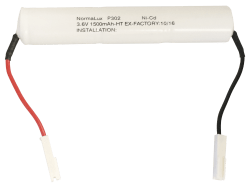 Batteri ELOLED-Mini F (3t), 3,6V 1500mAh, High temp.
