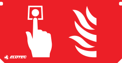 Piktogram Eloray-Pict, Manuell melder (Manual call point)