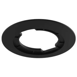 Dekorring EloSpot, rund, svart, 80mm