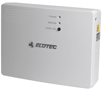 Alarmsender, 4 inn, 2 ut, ESPA, LAN, 30t batteribackup